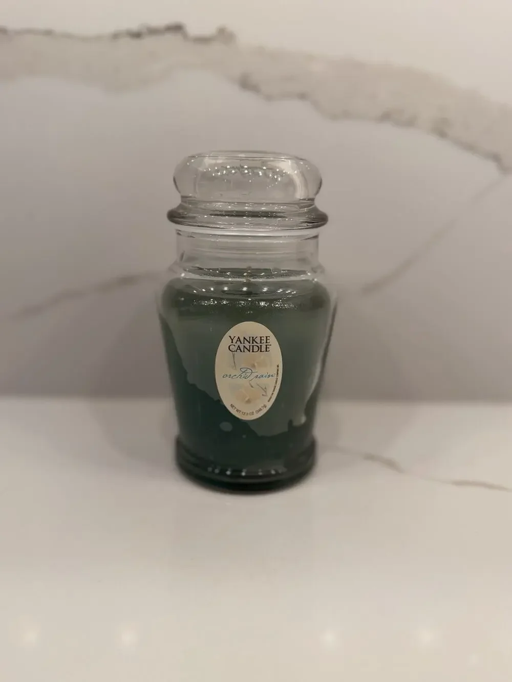 New Yankee Candle Orchid Rain 2003 12.3 oz Retired Discontinued Jar Candle